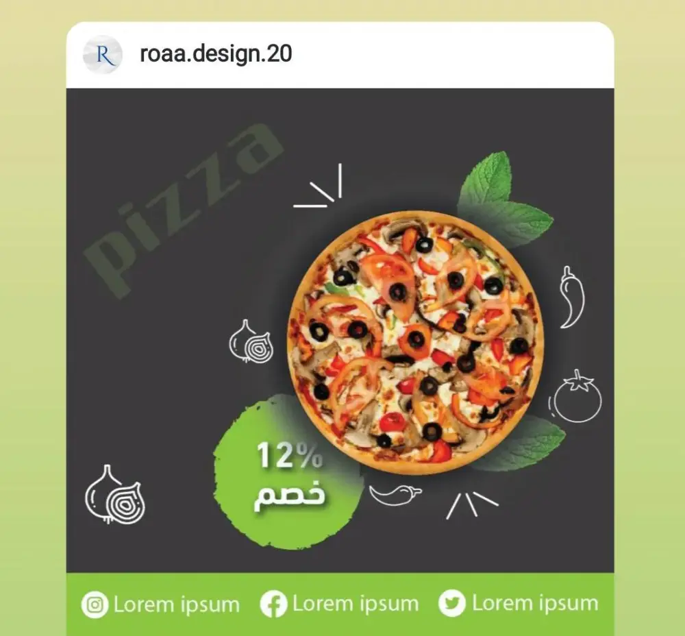 تصميم إعلانات سوشيال ميديا ومطاعم مبتكرة وجذابة لزيادة مبيعاتك.