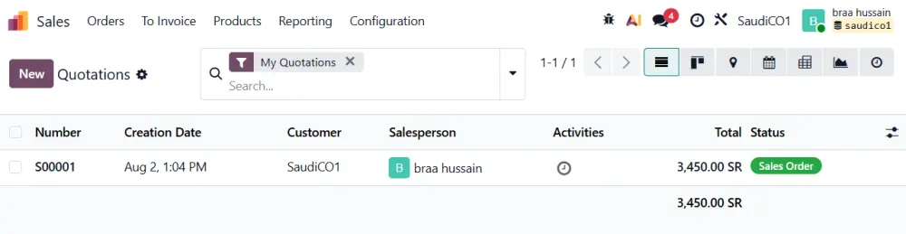إعداد وتجهيز نظام Odoo المتكامل لإدارة المبيعات، المخازن، الحسابات، والمستخدمين