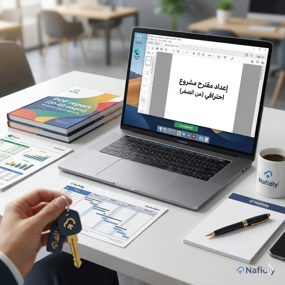 تصميم مقترح مشروع احترافي متكامل لجهات التمويل والمنح