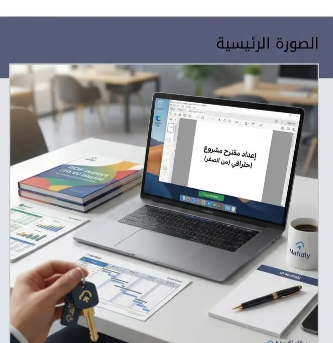 تصميم مقترح مشروع احترافي متكامل لجهات التمويل والمنح