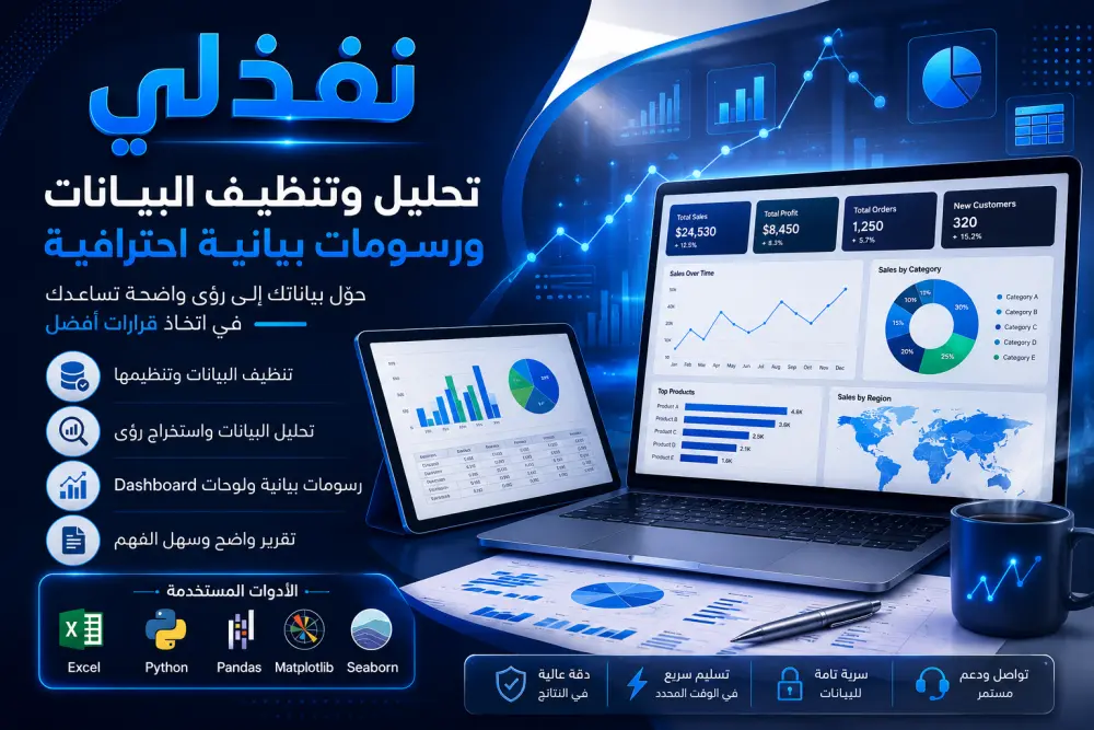سأقوم بتحليل البيانات واستخراج الرؤى وإنشاء الرسوم البيانية الخدمة بانتظا