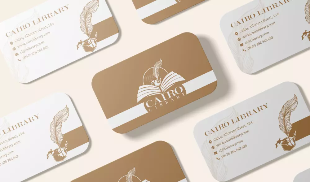 تصميم بطاقة أعمال ( بزنس كارد - business card )