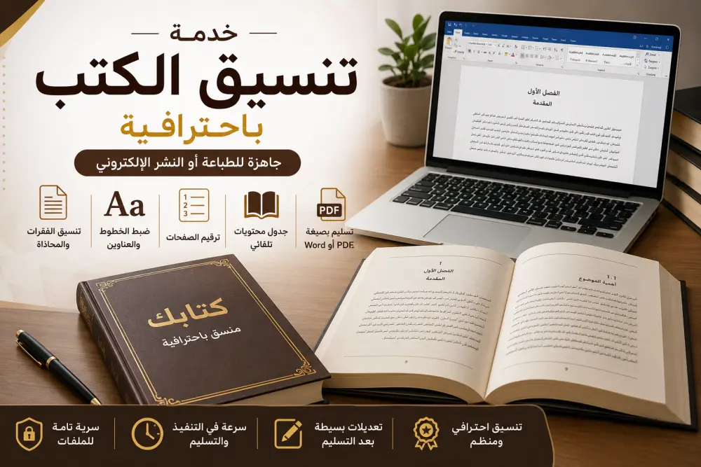 تنسيق الكتب والملفات باحترافية للطباعة أو النشر الإلكتروني
