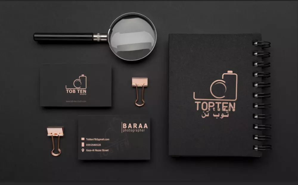 تصميم بطاقة اعمال