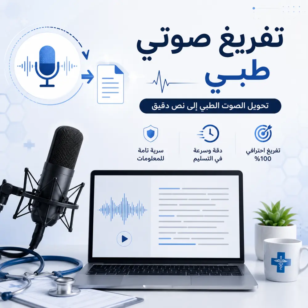 تفريغ صوتي ،طبي