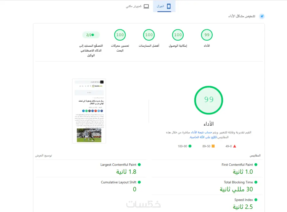 قالب بلوجر الإخباري سكور تانك ScoreTank سريع واحترافي