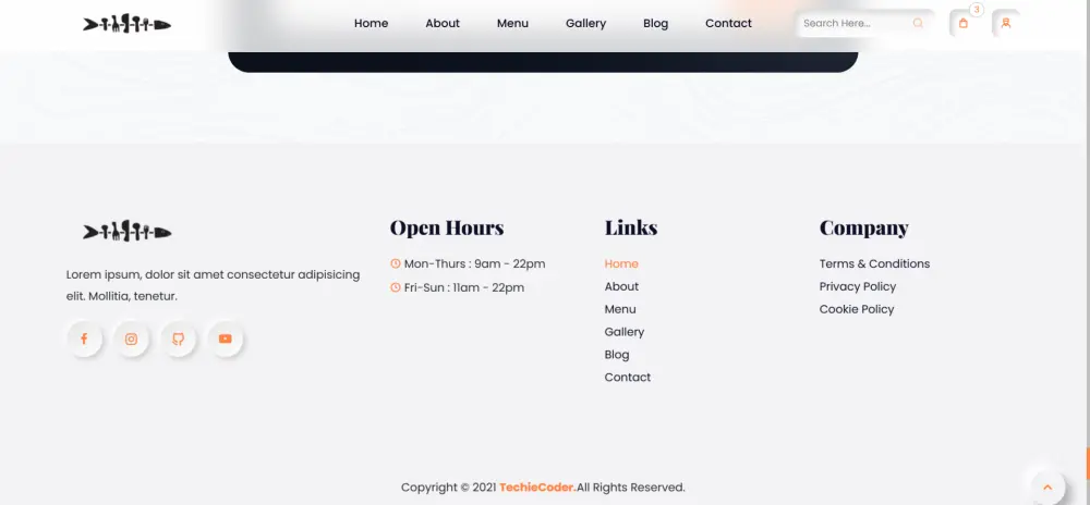 سأصمم وأطور موقع ويب احترافي ومتجاوب باستخدام HTML وCSS وJavaScript ..مكون من 6 صفحات