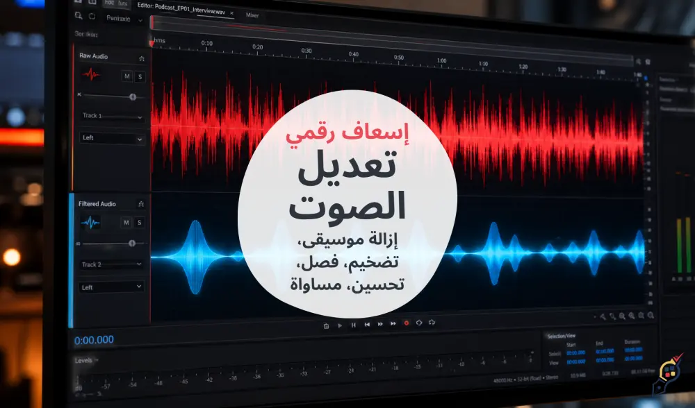 إسعاف رقمي: تعديل - إصلاح - تحويل - ضبط.