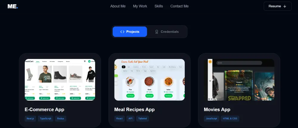برمجة وتطوير موقع شخصي (Portfolio) أو معرض أعمال احترافي باستخدام Next.js