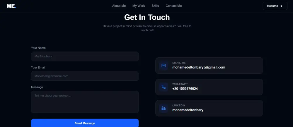 برمجة وتطوير موقع شخصي (Portfolio) أو معرض أعمال احترافي باستخدام Next.js