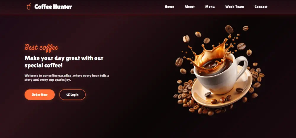 Landing page