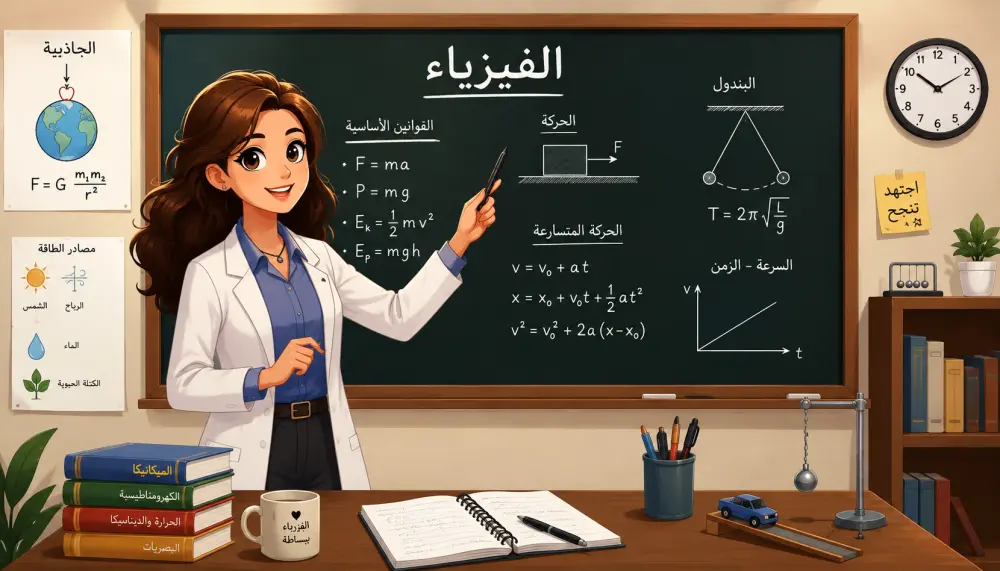 شرح وتبسيط منهج الفيزياء لطلاب الثانوية العامة (مصر ودول الخليج)