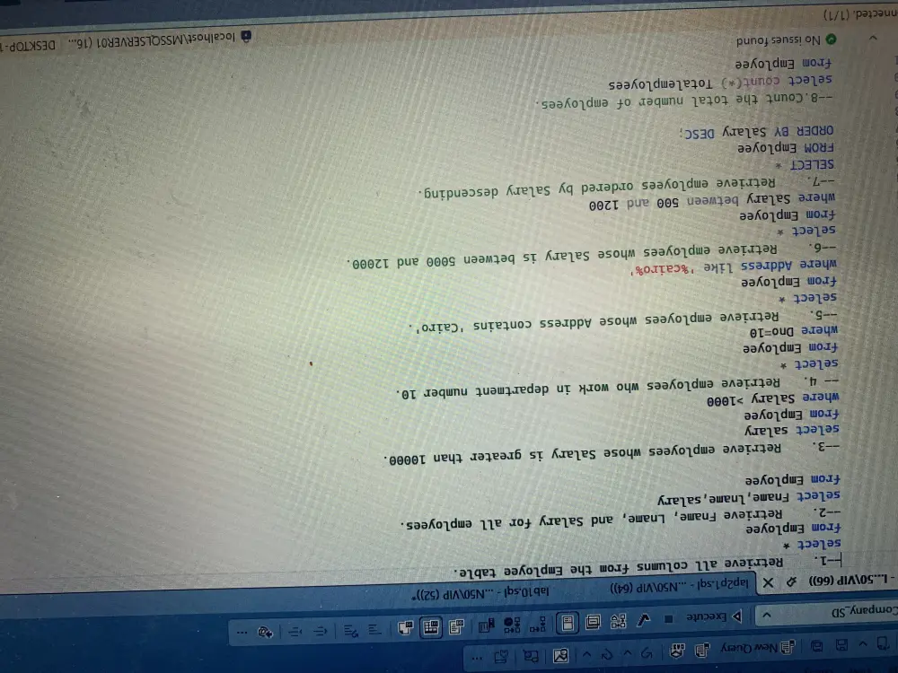 كتابة استعلامات SQL لاستخراج وتحليل البيانات