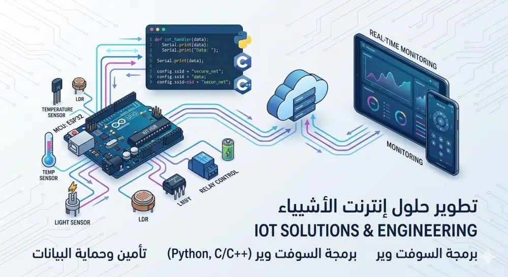 تطوير البرمجيات وحل المشكلات البرمجية بلغة Python و ++c