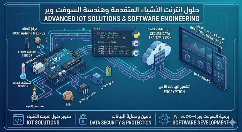 تطوير البرمجيات وحل المشكلات البرمجية بلغة Python و ++c