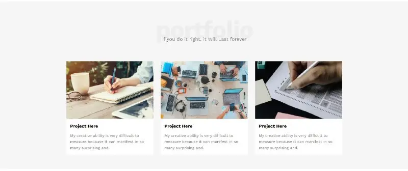 تصميم صفحة هبوط (Landing Page) عصرية وبسيطة (Creative Agency Web Template)