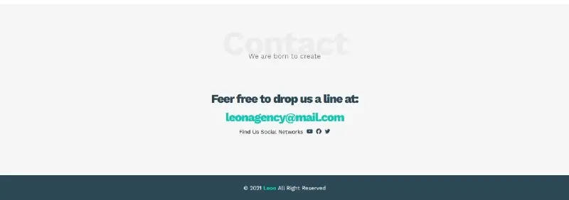 تصميم صفحة هبوط (Landing Page) عصرية وبسيطة (Creative Agency Web Template)
