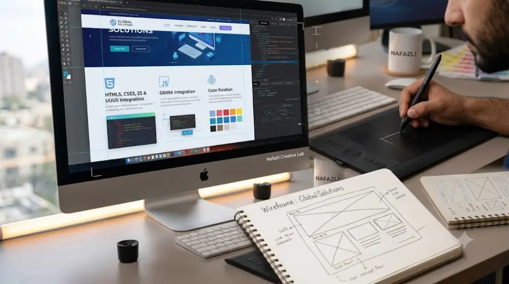 سأقوم بتطوير صفحة ويب واحدة (Landing Page) متجاوبة بالكامل مقابل 5 دولار