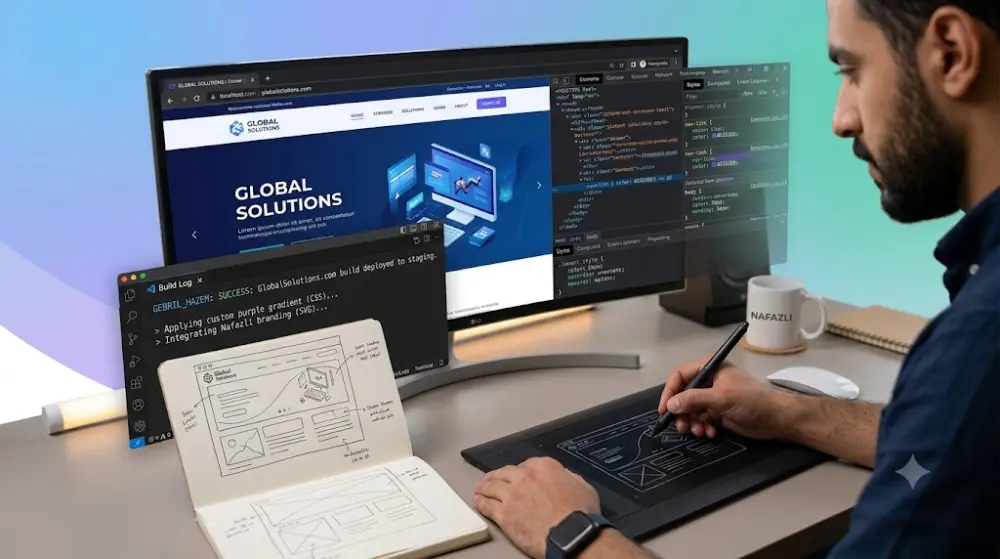 سأقوم بتطوير صفحة ويب واحدة (Landing Page) متجاوبة بالكامل مقابل 5 دولار