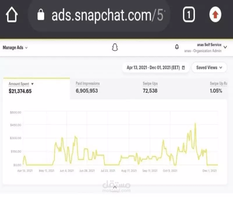 كورس احتراف اعلانات سناب شات