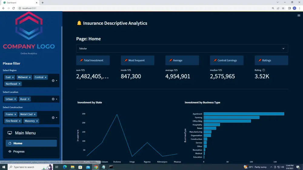 Interactive Data Web Apps and Dashboards using Streamlit