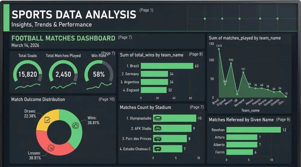 سأصمم لك لوحة معلومات احترافية وتفاعلية بـ Power BI تحوّل بياناتك لقرارات واضحة  مناسبة للشركات والأفراد — مبيعات | مالي | تسويق | موارد بشرية | عمليات