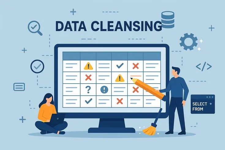 سأنظف بياناتك وأجهزها بشكل احترافي باستخدام Python و Excel حتى تصبح دقيقة وجاهزة للتحليل ,والتصميم  مناسبة للشركات والأفراد — مبيعات | مالي | تسويق | موارد بشرية | عمليات | قواعد بيانات
