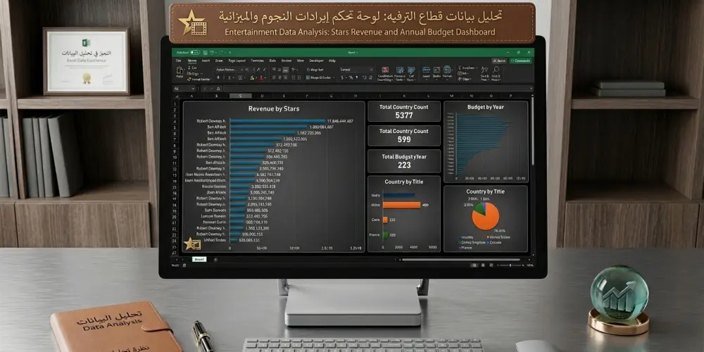 تنظيم وتنسيق جداول البيانات وتطبيق المعادلات الحسابية على Excel