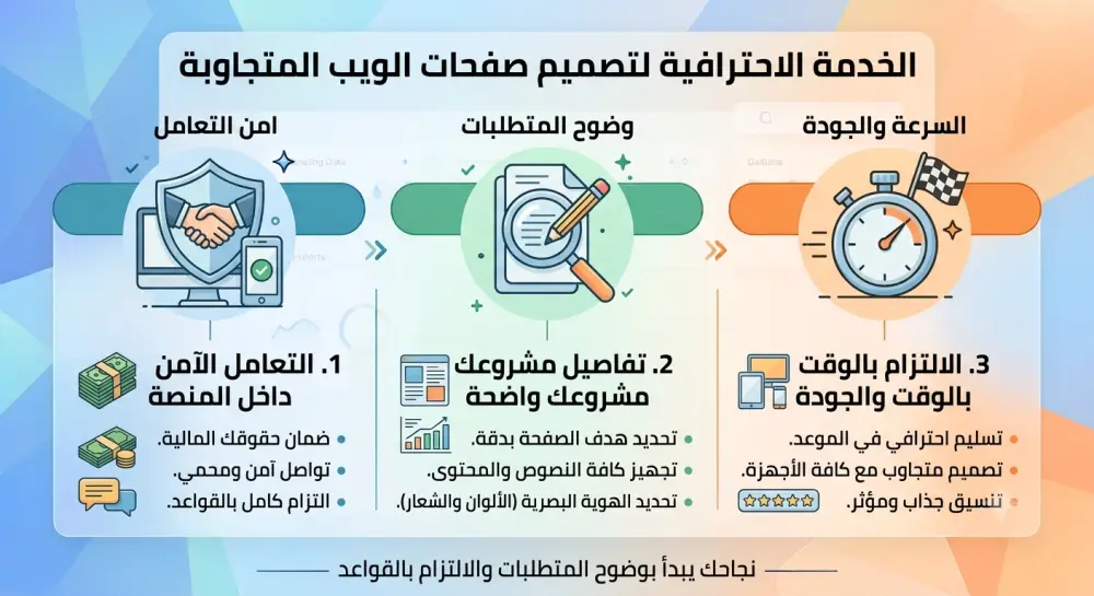 تصميم وتنسيق صفحات هبوط (Landing Pages) جذابة واحترافية لمشروعك