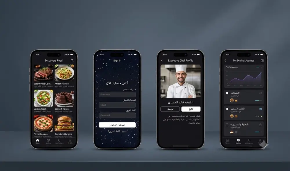 تطوير شاشة أو واجهة تطبيق موبايل باستخدام Flutter لأندرويد و iOS
