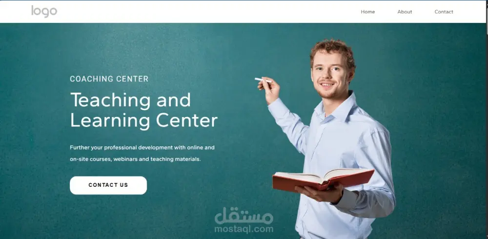 تصميم وتطوير مواقع إلكترونية تعريفية وشخصية باستخدام HTML, CSS, JS