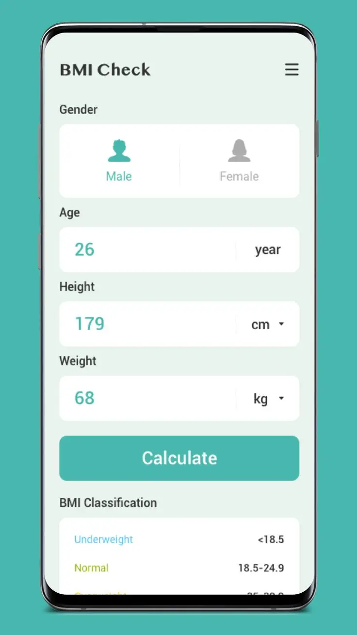 BMI Calculator App