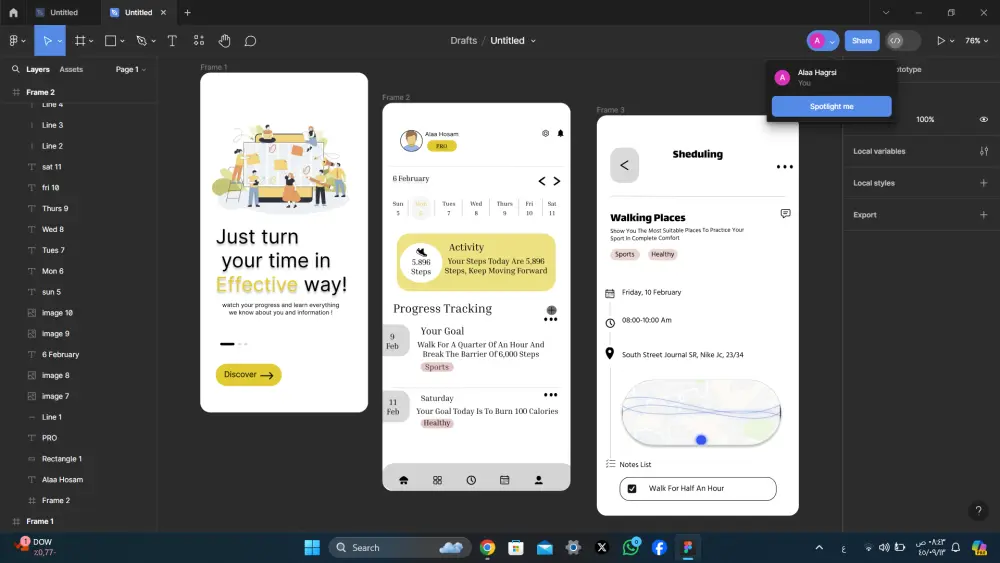 تصميم تجربة و واجهة المستخدم (UIUX)