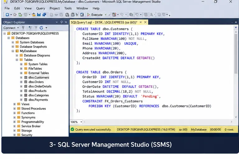 database design and creation