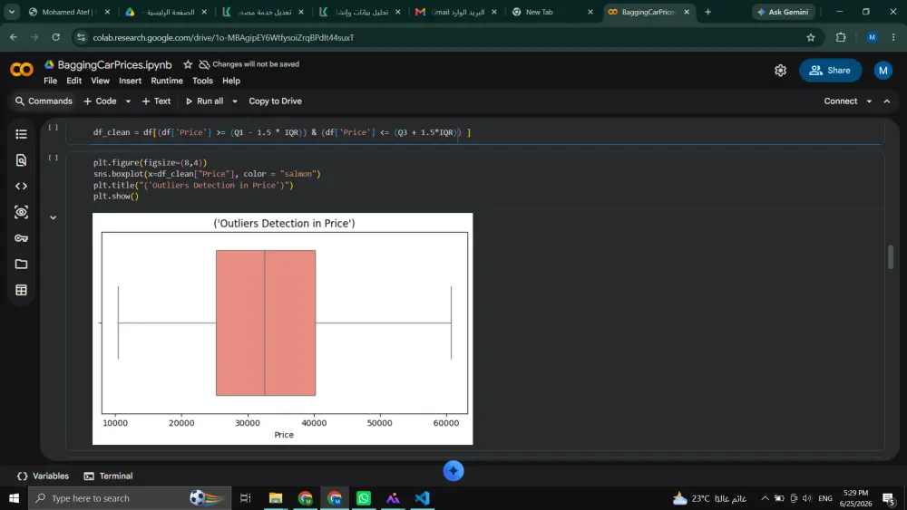 سأقوم بتنظيف وتجهيز بياناتك (Data Cleaning & Preprocessing) باستخدام Python وPandas