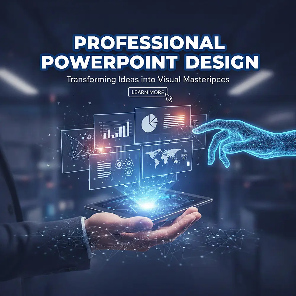 تصميم عرض تقديمي power point احترافي