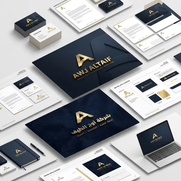 تصميم شعار احترافي واحد مع عرض Mockup مميز