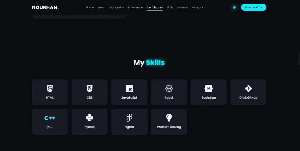 إنشاء portfolio احترافي