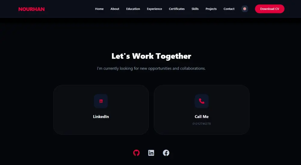 إنشاء portfolio احترافي