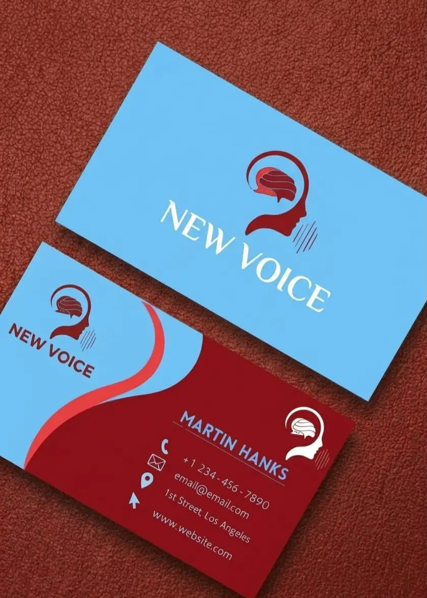 تصميم بطاقة أعمال (Business Card) احترافية ومبتكرة بصيغة psd