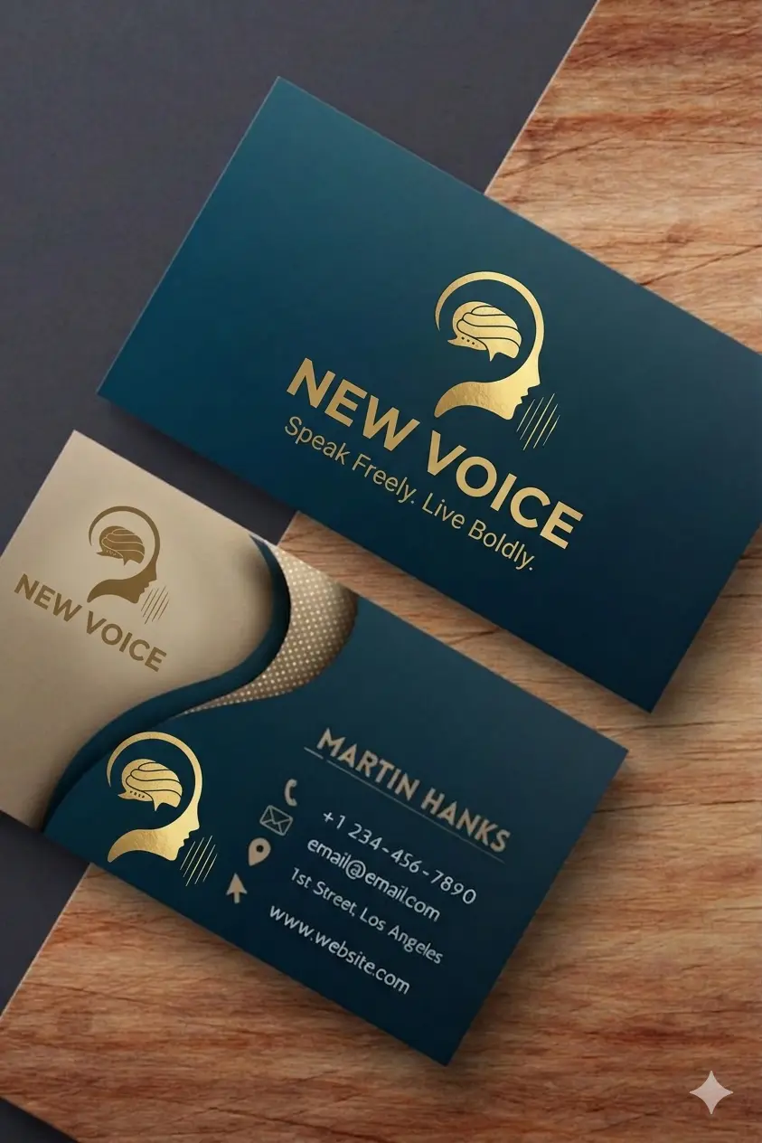 تصميم بطاقة أعمال (Business Card) احترافية ومبتكرة بصيغة psd