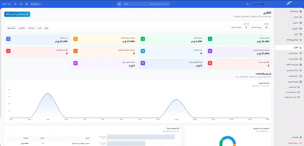 بناء لوحة تحكم احترافية لتطبيقات الموبايل
