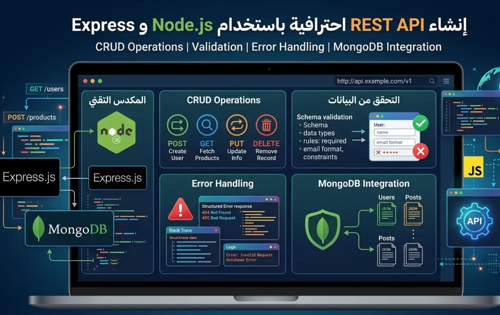 إنشاء REST API احترافية باستخدام Node.js و Express