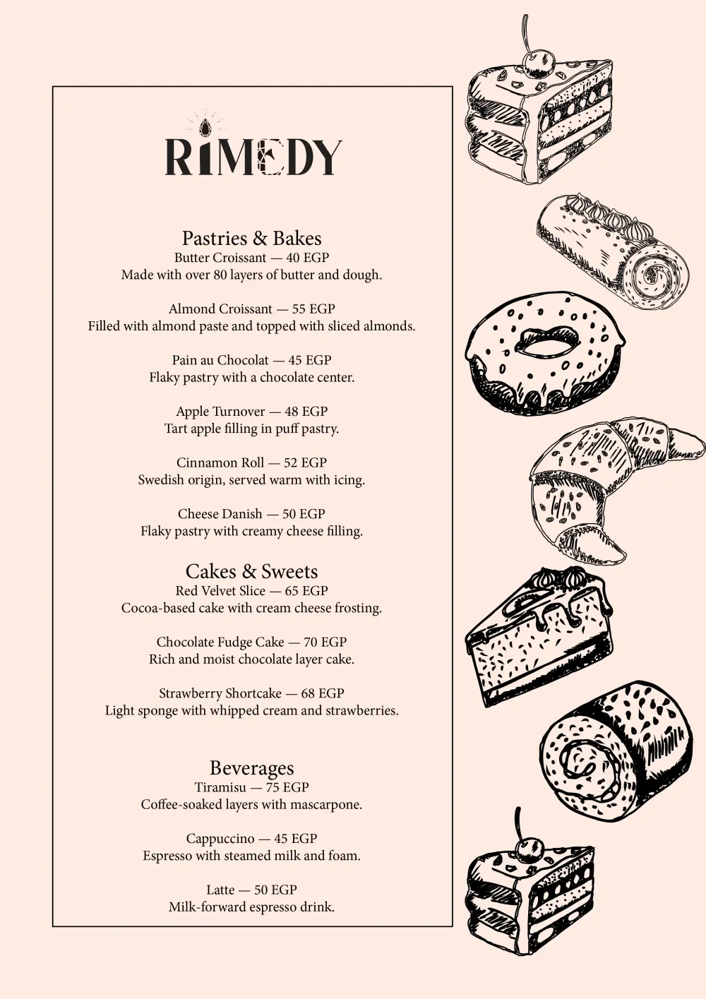 تصميم منيو (Menu) إحترافي