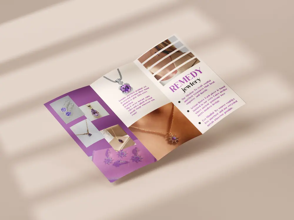 تصميم بروشور (Brochure) إعلاني وتسويقي احترافي