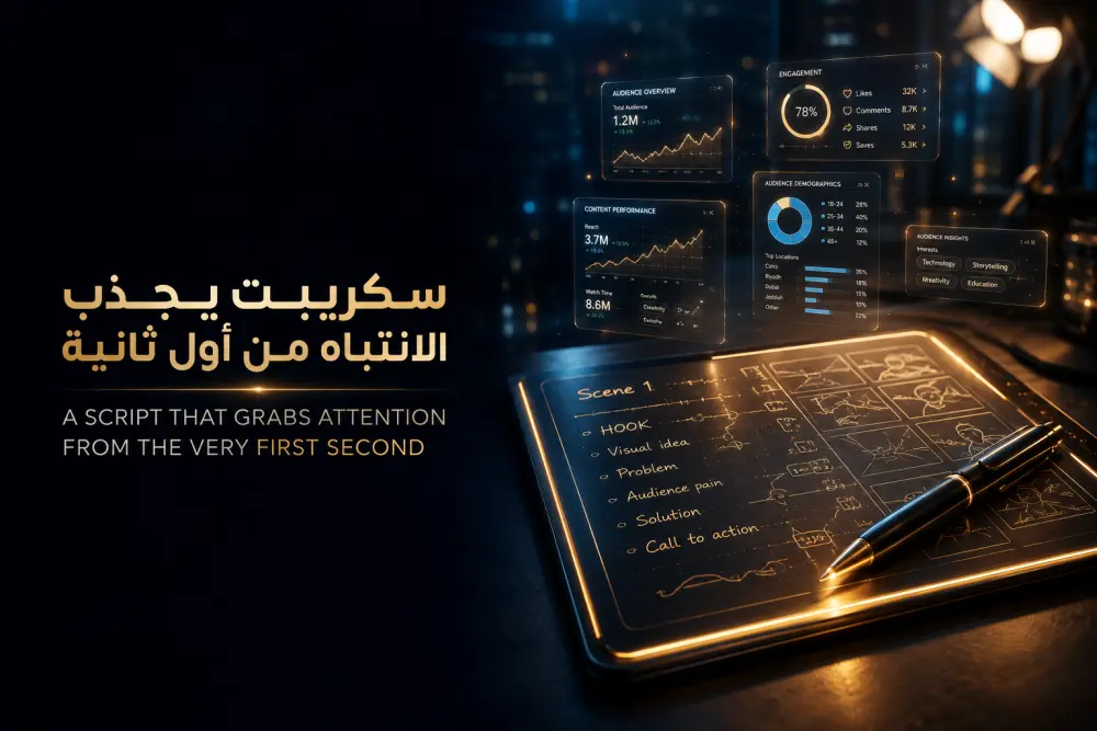 كتابة سكريبت إبداعي لفيديو قصير مبني على تحليل الجمهور