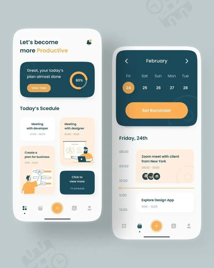 سأقوم بتصميم شاشة Flutter احترافية واحدة من Figma أو صورة
