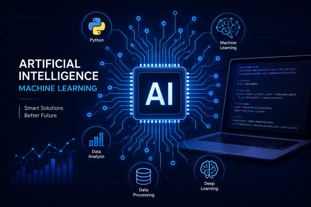 سأطور نموذج Machine Learning بسيط باستخدام Python لتصنيف أو توقع البيانات من ملف CSV أو Excel حتى 1000 صف. تشمل الخدمة تنظيف البيانات، تدريب نموذج واحد، تقييم الأداء، وتسليم الكود مع شرح مختصر.