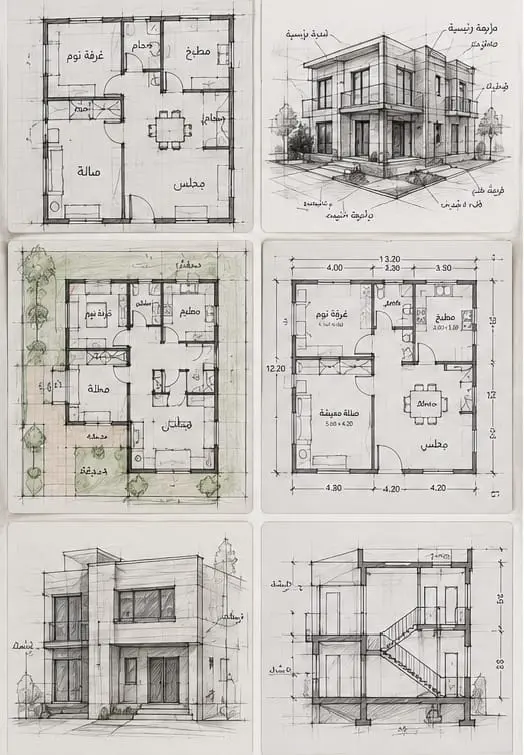 تصميم ورسم مخططات 2D احترافية باستخدام AutoCAD بدقة عالية