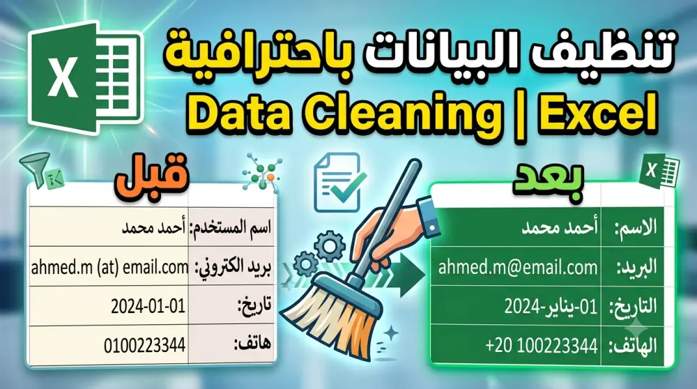تنظيف البيانات وتجهيزها للتحليل